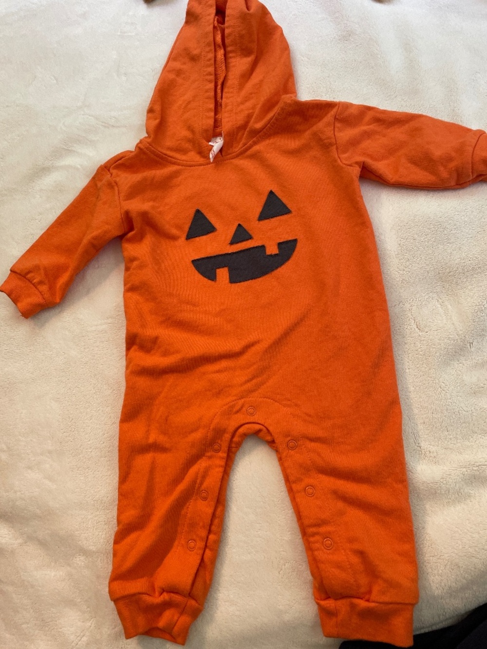 Cat and jack pumpkin one piece